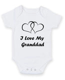 I Love My Granddad Personalised Baby Boy Girl Unisex Short Sleeve Bodysuit