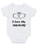 I Love My Mummy Personalised Baby Boy Girl Unisex Short Sleeve Bodysuit