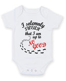 I Solemnly Swear That Personalised Baby Boy Girl Unisex Short Sleeve Bodysuit
