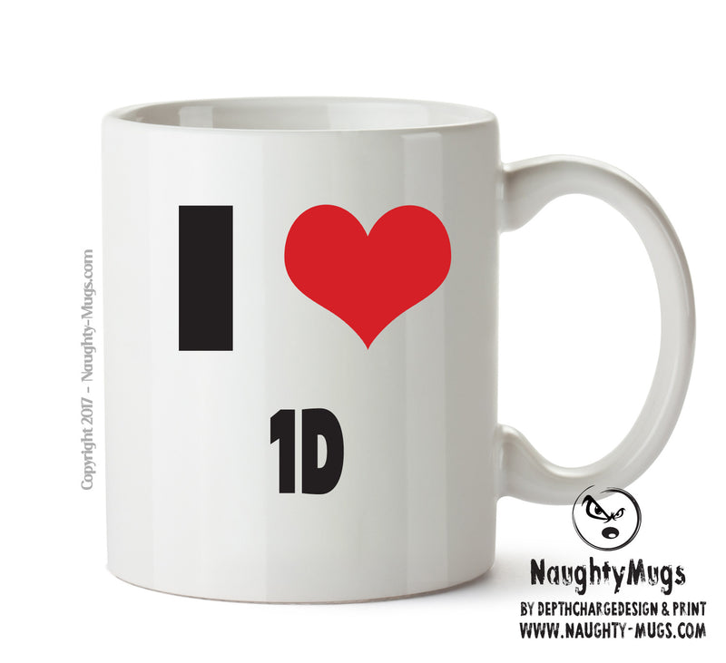 I Love 1D Mug