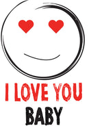 I LOVE YOU BABY! RUDE NAUGHTY INSPIRED Adult Personalised Birthday Card