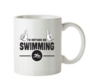 I'd Rather Be SWIMMING Personalised ADULT OFFICE MUG