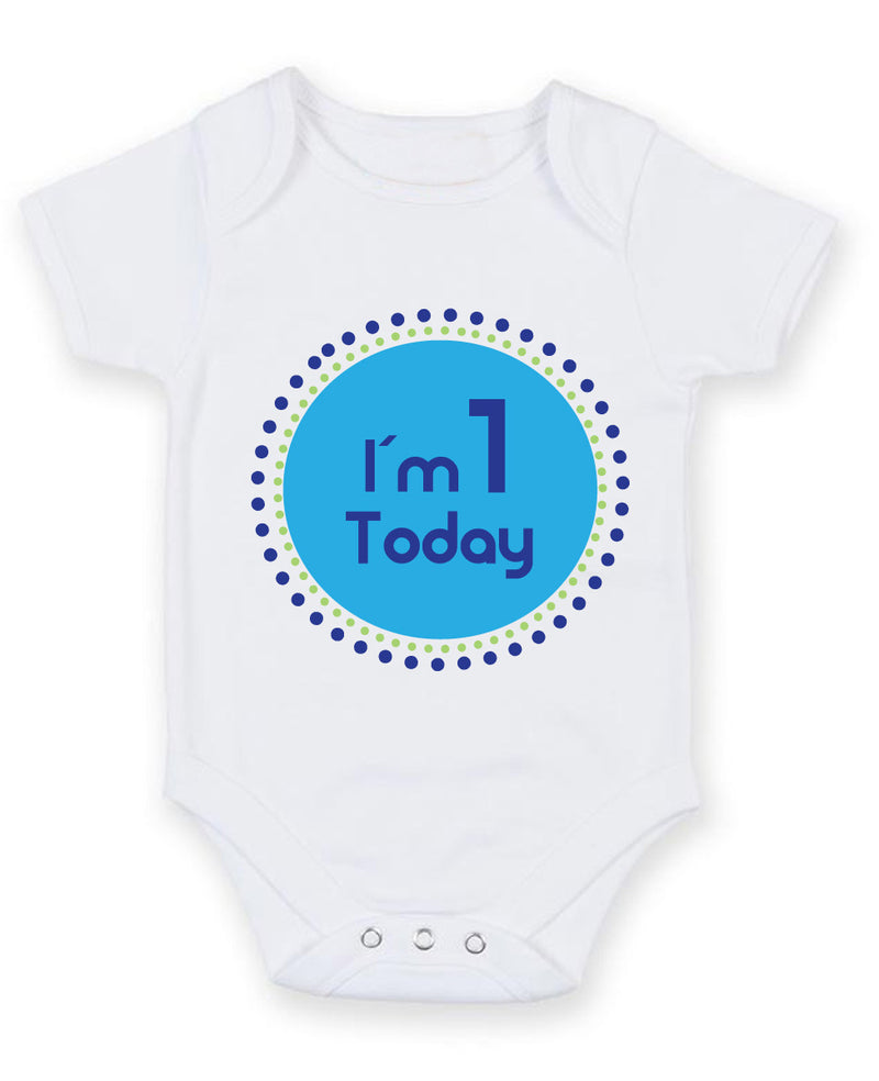 I'm 1 One Today Baby Grow Bodysuit