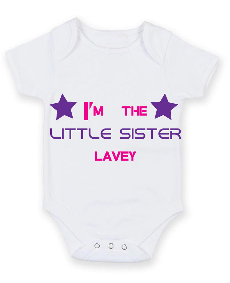 I'm the Little Sister Baby Grow Bodysuit