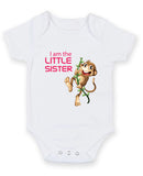 I'm the Little Sister Cheeky Monkey Baby Grow Bodysuit