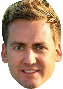 Ian Poulter GOLF 2018 Celebrity Face Mask Fancy Dress Cardboard Costume Mask