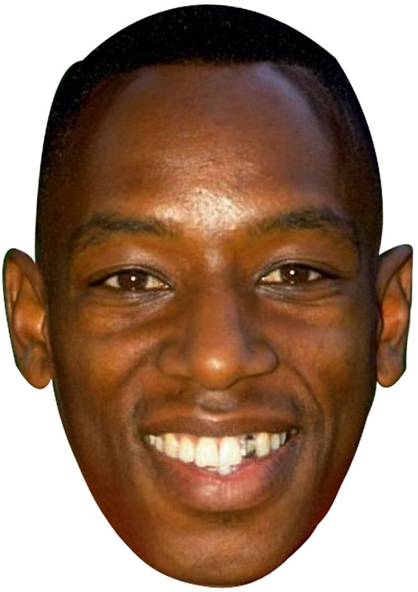 IAN WRIGHT YOUNG JB - Footballer Fancy Dress Cardboard Celebrity Party Face Mask