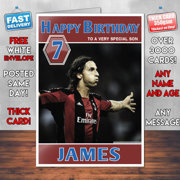 Ibu-Wallpaper Theme Inspired Kids Inspired Adult Personalised Sports Birthday Card (SA)