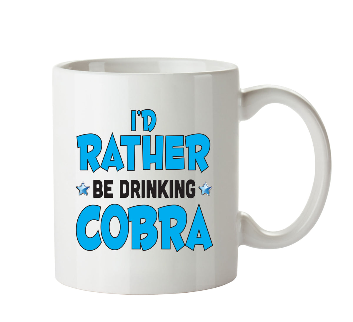 Id Rather Be Cobra Personalised ADULT OFFICE MUG – printed mug product image 1