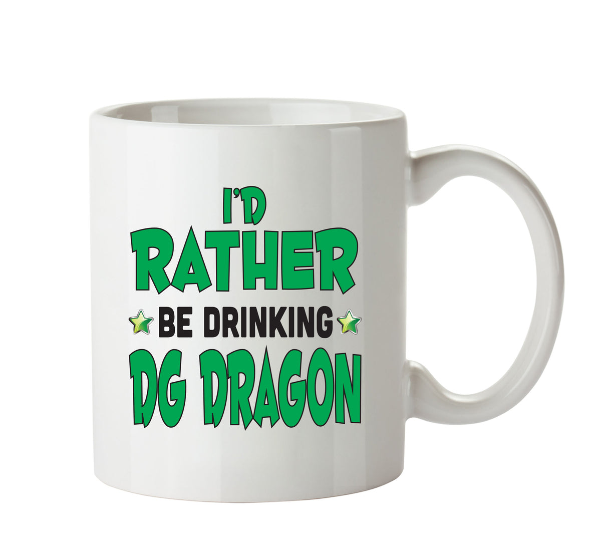 Id Rather Be Dg Dragon Personalised ADULT OFFICE MUG – printed mug product image 1