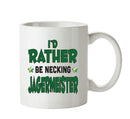 I'd Rather Be DRINKING Jagermeister Personalised ADULT OFFICE MUG