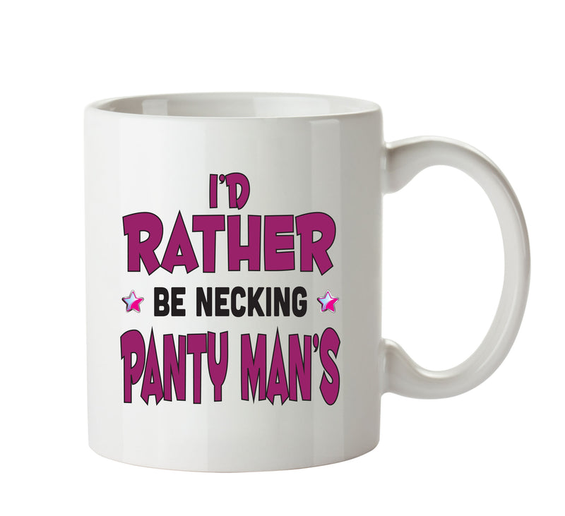 I'd Rather Be DRINKING Panty Mans Personalised ADULT OFFICE MUG