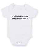 If I Could Talk Personalised Baby Boy Girl Unisex Short Sleeve Bodysuit