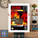 Ignition Factor Super Nintendo GAME INSPIRED THEME Retro Gaming Poster A4 A3 A2 Or A1