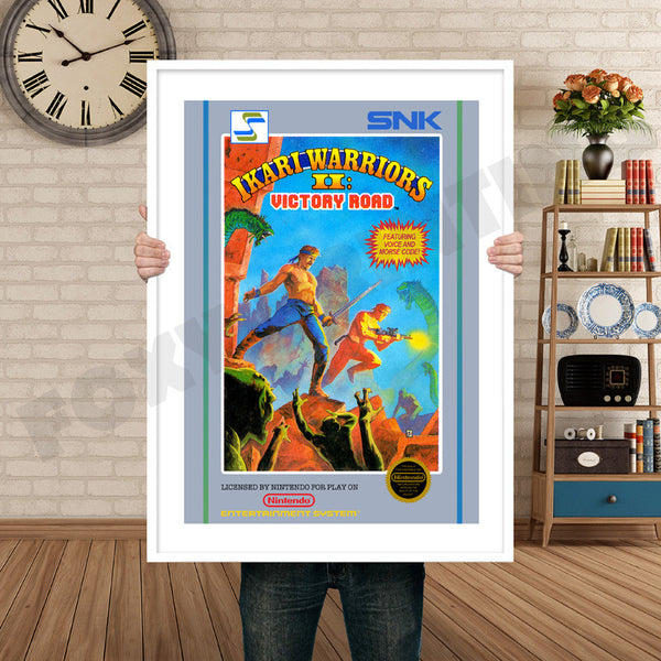 Ikari Warriors 2 Retro Game Inspired Theme Nintendo NES Gaming