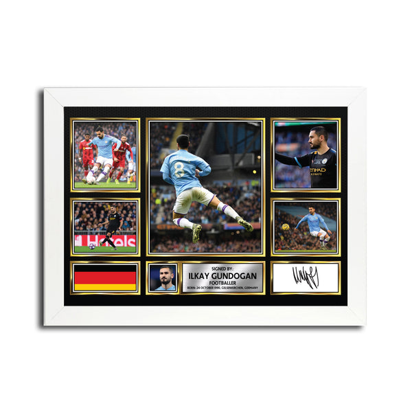 İlkay Gündoğan MC1604 Printed Signature Football Poster