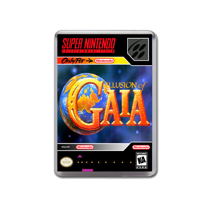 Illusion Of Gaia - SNES Inspired Game Retro Gaming Magnet