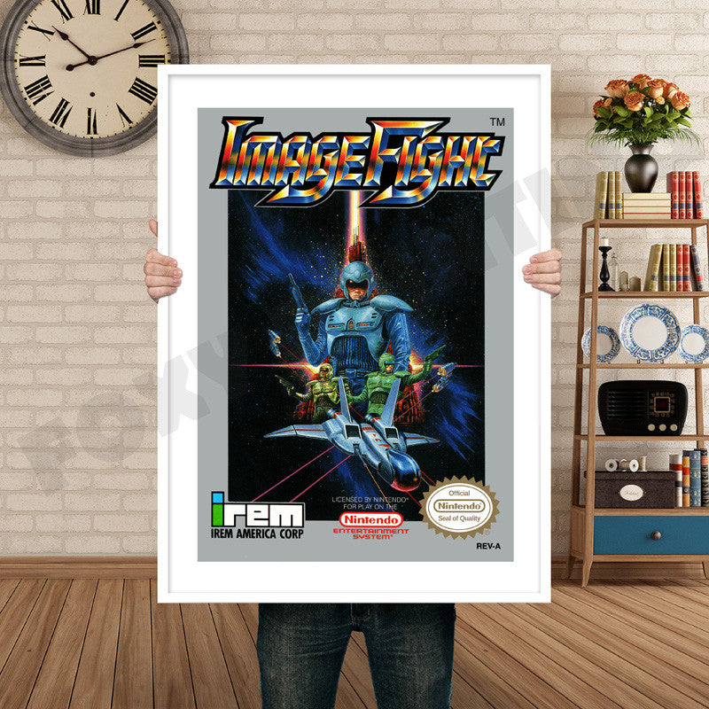 Image Fight Retro GAME INSPIRED THEME Nintendo NES Gaming A4 A3 A2 Or A1 Poster Art 299