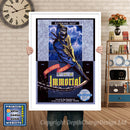 Immortal - Sega Megadrive Inspired Retro Gaming Poster A4 A3 A2 Or A1