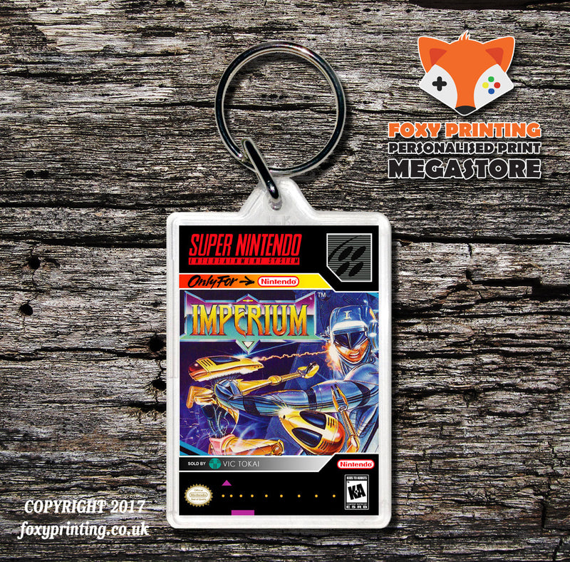 Imperium Game Inspired Retro Gaming Keyring