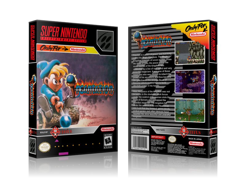 Incantation Replacement Nintendo SNES Game Case Or Cover