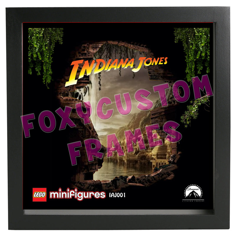 Indiana Jones Lego Display Case - Minifigure Display Background and Frames