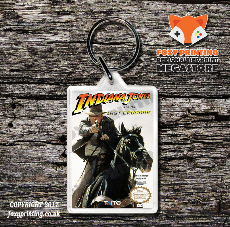 Incredible Crash Dummies Retro NES Game Cover Art Gaming Keyring