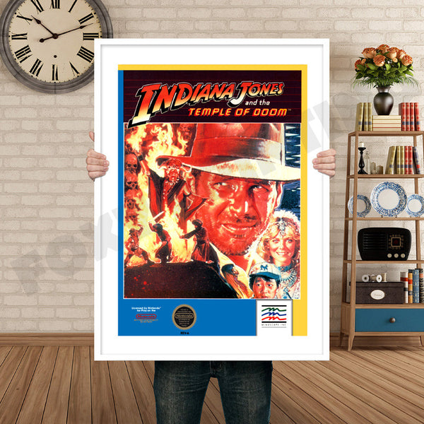 Indiana Jones and the Temple of Doom Retro Game Inspired Theme Nintendo NES