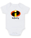 Infiinity Personalised Baby Boy Girl Unisex Short Sleeve Bodysuit