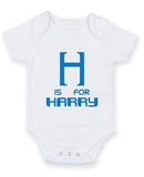 Initial and Name Baby Grow Bodysuit