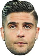Insigne FOOTBALL 2018 Celebrity Face Mask Fancy Dress Cardboard Costume Mask