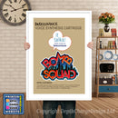 Intellivison Bowling Au Inspired Retro Gaming Poster A4 A3 A2 Or A1