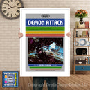 Intellivison Donkey Kong Inspired Retro Gaming Poster A4 A3 A2 Or A1