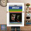 Intellivison Dragonfire Inspired Retro Gaming Poster A4 A3 A2 Or A1