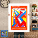 Intellivison Space Armada Inspired Retro Gaming Poster A4 A3 A2 Or A1