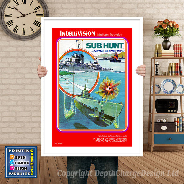 Intellivison Swords And Serpants Inspired Retro Gaming Poster