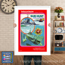 Intellivison Swords And Serpants Inspired Retro Gaming Poster A4 A3 A2 Or A1