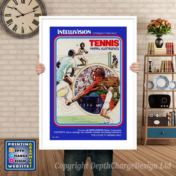 Intellivison Triple Action Inspired Retro Gaming Poster
