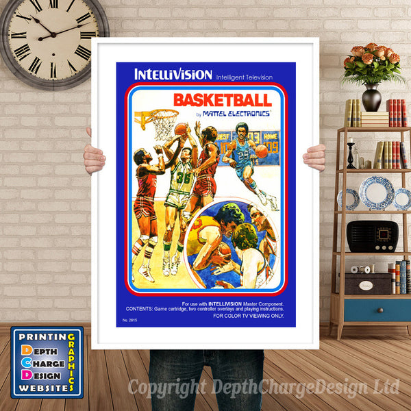 Intellivison Bomsquad Inspired Retro Gaming Poster