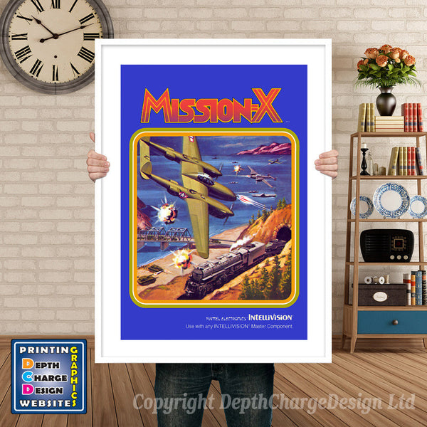 Intellivison Nasl Soccer Inspired Retro Gaming Poster