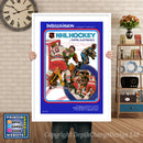 Intellivison Night Stalker Inspired Retro Gaming Poster A4 A3 A2 Or A1