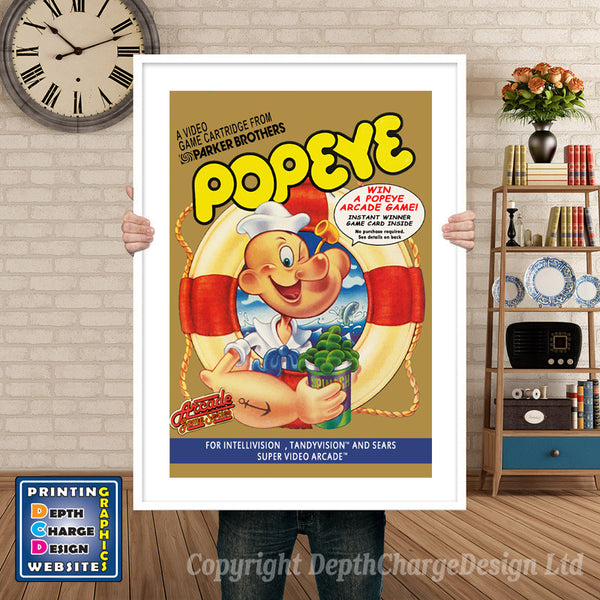 Intellivison Roulette Eu Inspired Retro Gaming Poster