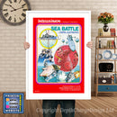 Intellivison Sharkshark Inspired Retro Gaming Poster A4 A3 A2 Or A1