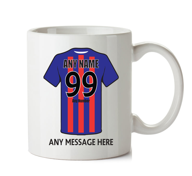 Inverness CT Football Team Mug Personalised Birthday Age And Name