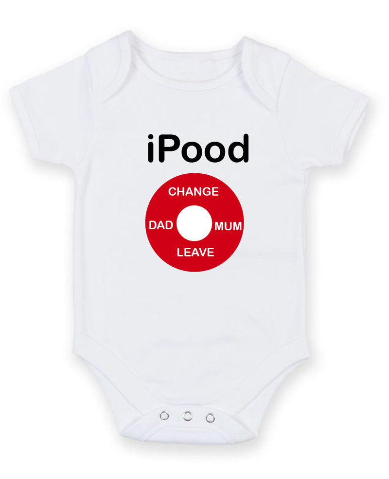 Ipood Personalised Baby Boy Girl Unisex Short Sleeve Bodysuit