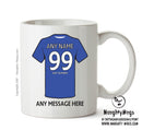 Ipswich Town Football Team Mug - Personalised Birthday Age and Name