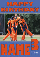 Ireland Cricket Team 2 THEME INSPIRED Style PERSONALISED Kids Adult FUNNY Birthday Card