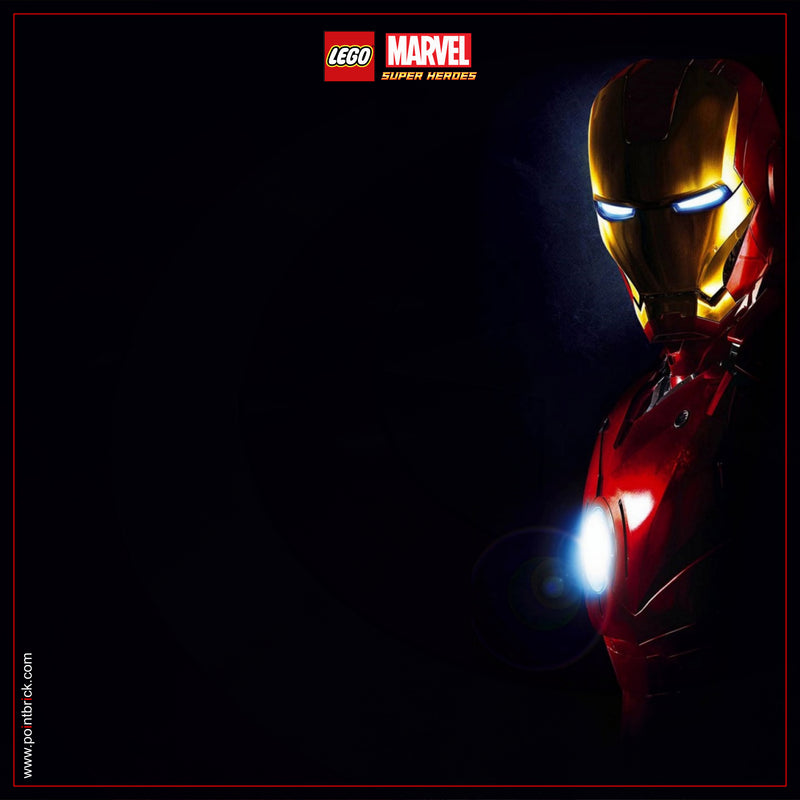 Iron Man Lego Display Case - Minifigure Display Background and Frames