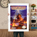 Iron Sword Wizards And Warriors2 Retro GAME INSPIRED THEME Nintendo NES Gaming A4 A3 A2 Or A1 Poster Art 307