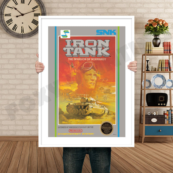 Iron Tank Retro Game Inspired Theme Nintendo NES Gaming